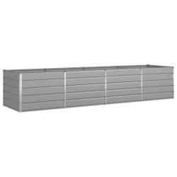 Jardini&egrave;re design moderne ext&eacute;rieure 195 x 100 x 45 cm espace g&eacute;n&eacute;reux look industriel en acier gal