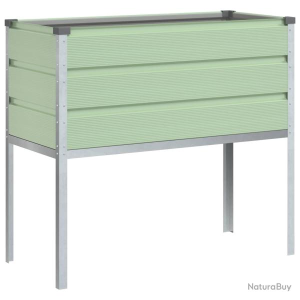 Jardini�re sur�lev�e moderne pour jardin 100 x 45 x 90 cm style industriel finition brillante en ac