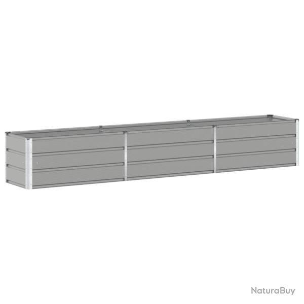 Jardini�re design moderne 480 x 50 x 45 cm usage ext�rieur robuste ambiance industrielle en acier g