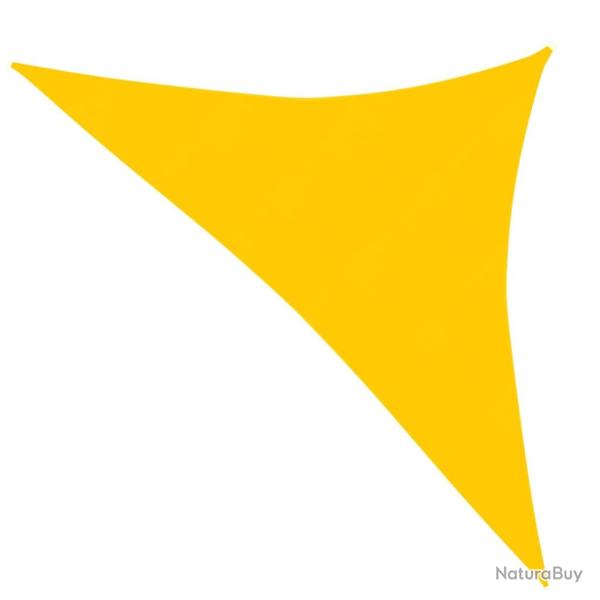 Voile d'ombrage 160 g/m� jaune 3 x 3 x 4,2 m pehd 02_0009125