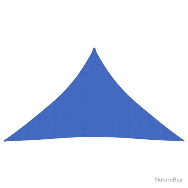 Voile d'ombrage 160 g/m� bleu 3 x 3 x 4,2 m pehd 02_0009061
