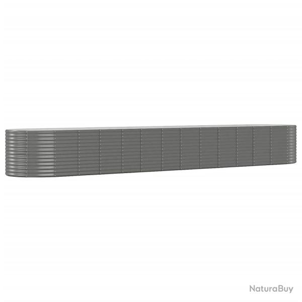 Jardini�re bac lit sur�lev� plantes fleurs terrasse jardin de jardin 554 x 100 x 68cm acier enduit