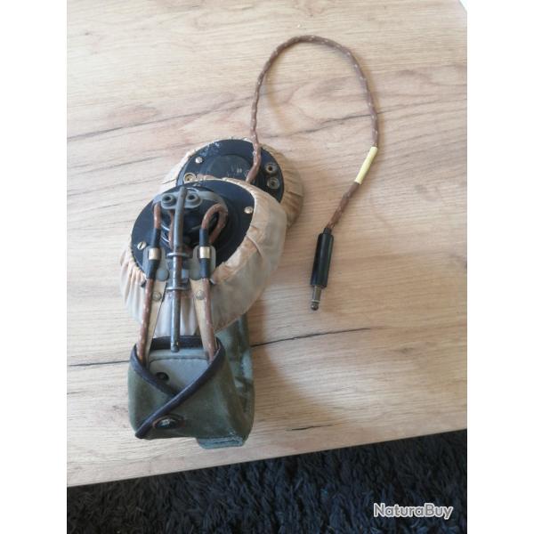 Ancienne paire d'�couteurs stta arm�e fran�aise STTA