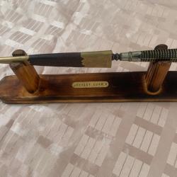 stylet corse a la genoise de 26.2 cm ,lame de 15.2 cm grav&eacute; vendetta