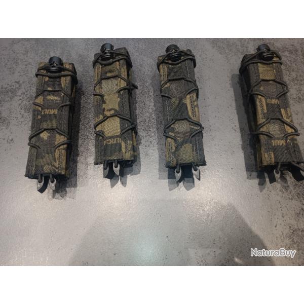 PORTE-CHARGEUR LONG POUR 9MM MULTICAM BLACK HSGI