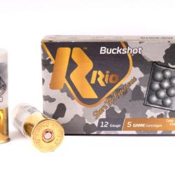 CARTOUCHES 12/70 BUCK 9G 34GR X5