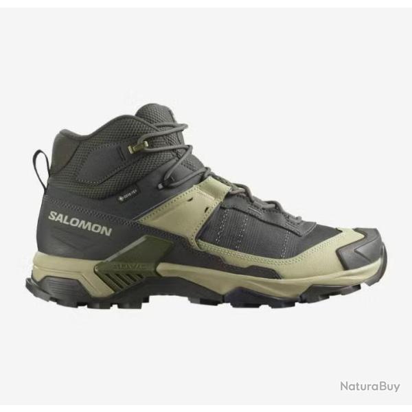Chaussure Randonn�e Homme Salomon "X ULTRA 5 MID GORE-TEX" 43 1/3 Kaki