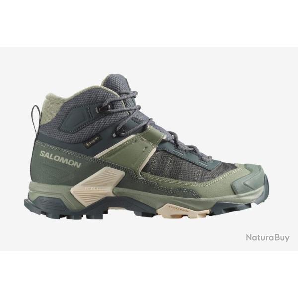 Chaussure Randonn�e Femme Salomon "X ULTRA 5 MID GORE-TEX" 36 2/3 Vert