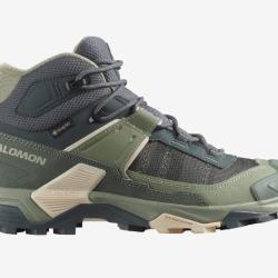 Chaussure Randonn&eacute;e Femme Salomon "X ULTRA 5 MID GORE-TEX" 38 2/3 Vert
