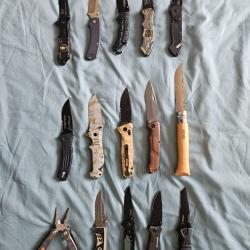 Lot de 15 couteaux pliants + pince multifonctions Gerber
