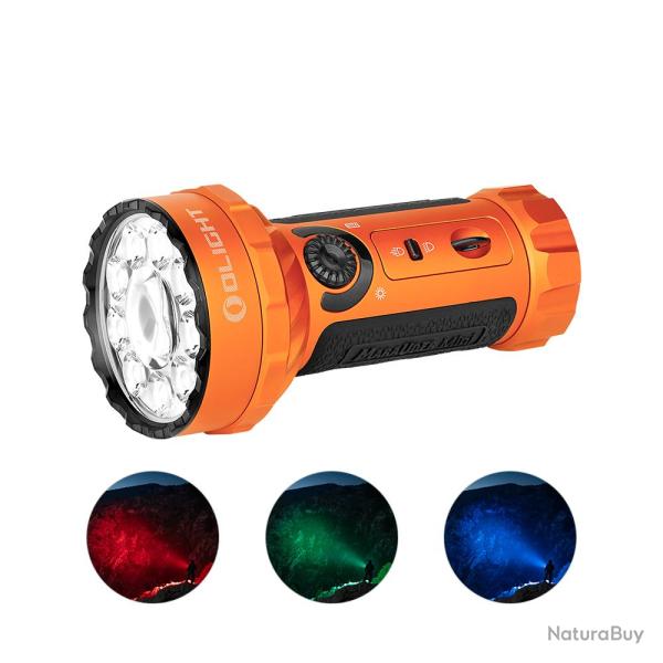 Olight Marauder Mini - Lampe Torche Puissante Rechargeable 7000 Lumens ORANGE