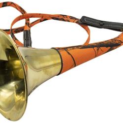 Corne Pavillon 50cms Laiton Gain&eacute;e Orange Camo - JANUEL