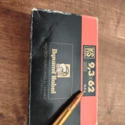 Boite incompl&egrave;te Rws 9.2 x62 KS 16g