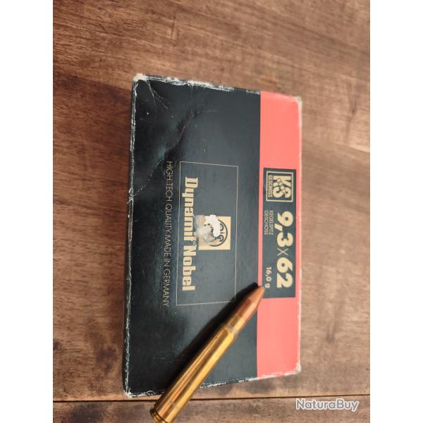Boite incompl�te Rws 9.2 x62 KS 16g