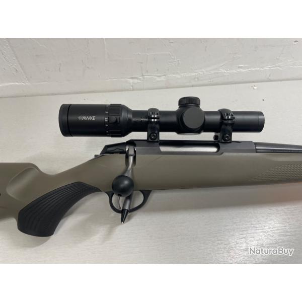 !! NEUF !! PACK CARABINE TIKKA T3X LITE OD GREEN CALIBRE 300 + LUNETTE HAWKE 1-8X24 + SILENCIEUX