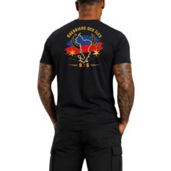 T-shirt Ultramarins &laquo; Guerriers des &Icirc;les &raquo; - 976 Mayotte - Coton 190 g (noir) S/88