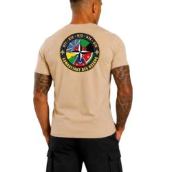 T-shirt &laquo; Rose des oc&eacute;ans &raquo; - Combattant des oc&eacute;ans - Coton 190 g (coyote) M/96