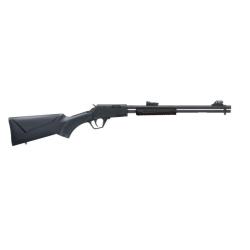 Carabine &agrave; pompe ROSSI GALLERY Synth&eacute;tique noir - Cal. 22 LR
