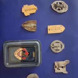 Lots de 9 insignes militaires