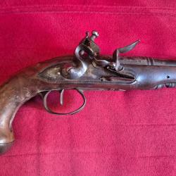 Pistolet de voyage a silex