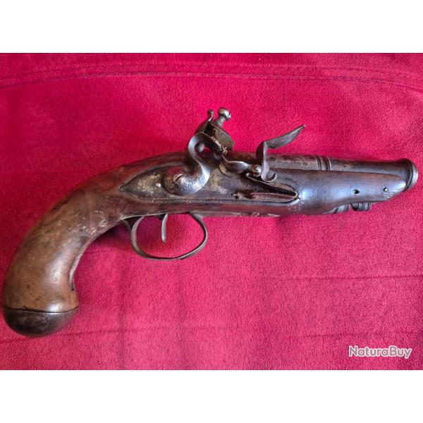 Pistolet de voyage a silex