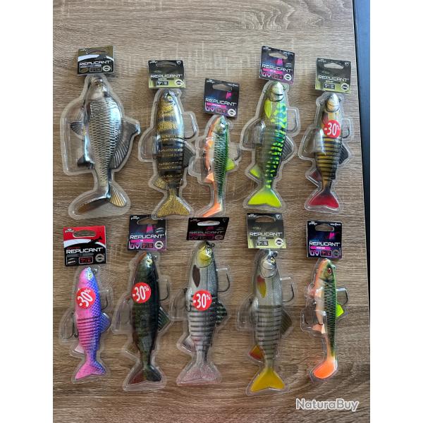 Lot de 10 leurres Fox rage Replicant lot 4