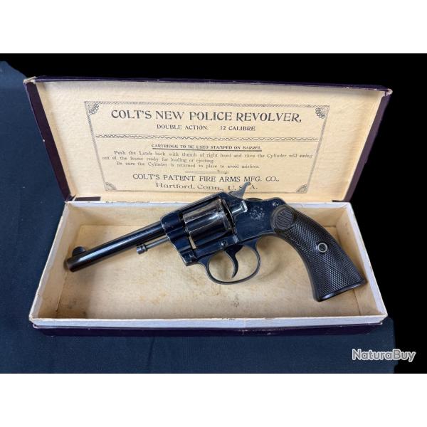 SUPERBE COLT NEW POLICE cal. 32sw num�ro 12559 EN BOITE D'ORIGINE