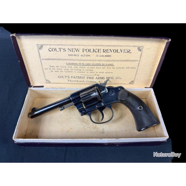 SUPERBE COLT NEW POLICE cal. 32sw num�ro 12559 EN BOITE D'ORIGINE