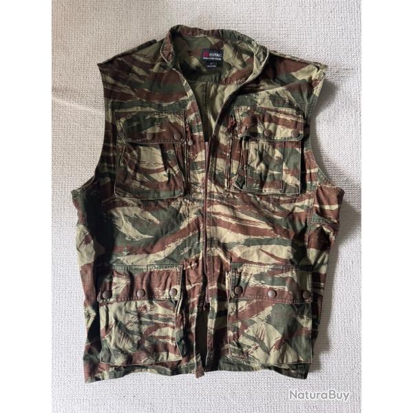 Veste bariol�e L�opard l�zard arm�e parachutiste moderne style veste de chasse ou p�che TBE NEUF+