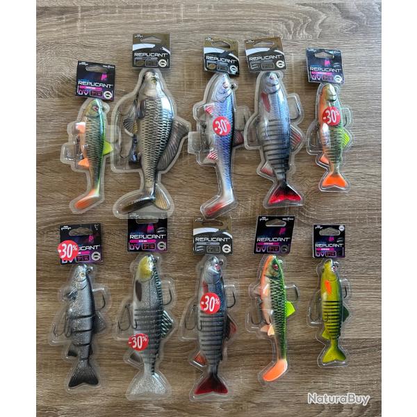 Lot de 10 leurres Fox rage Replicant lot 6