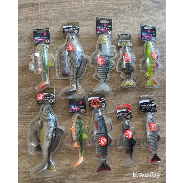 Lot de 10 leurres Fox rage Replicant lot 7