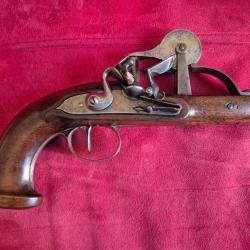 Pistolet &eacute;prouvette a poudre a silex