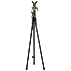 Canne de pirsch Tr&eacute;pied de tir aluminium 90 &agrave; 165 cm - Type V + M&acirc;choire