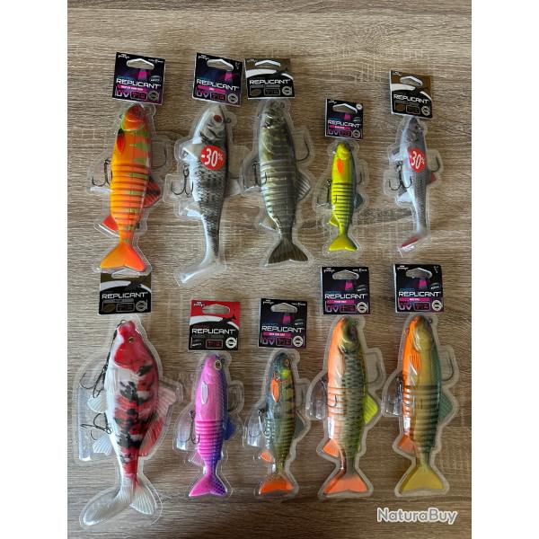 Lot de 10 leurres Fox rage Replicant lot 9