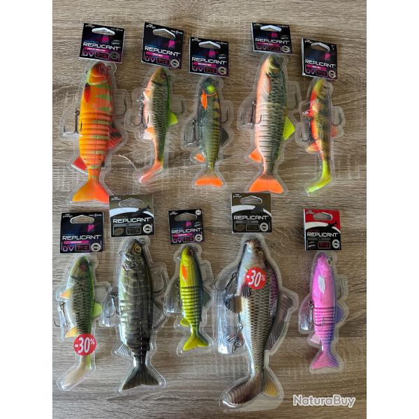 Lot de 10 leurres Fox rage Replicant lot 10