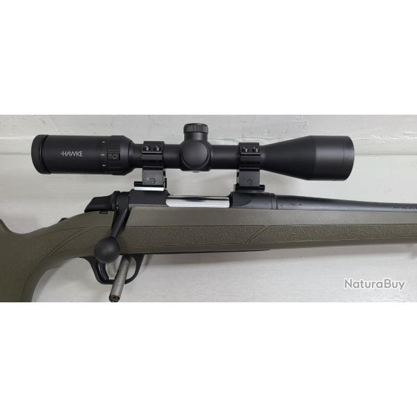 NEUF !!! PACK BROWNING A-BOLT 3+ GREEN CALIBRE 243 WIN LUNETTE HAWKE 3-9X40IR ET SILENCIEUX