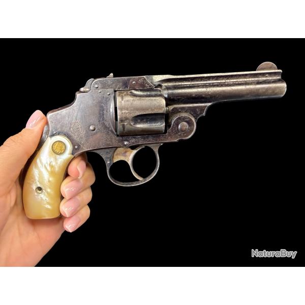 MAGNIFIQUE SMITH & WESSON SAFETY DA 3eme MODEL cal. 38sw num�ro 105007
