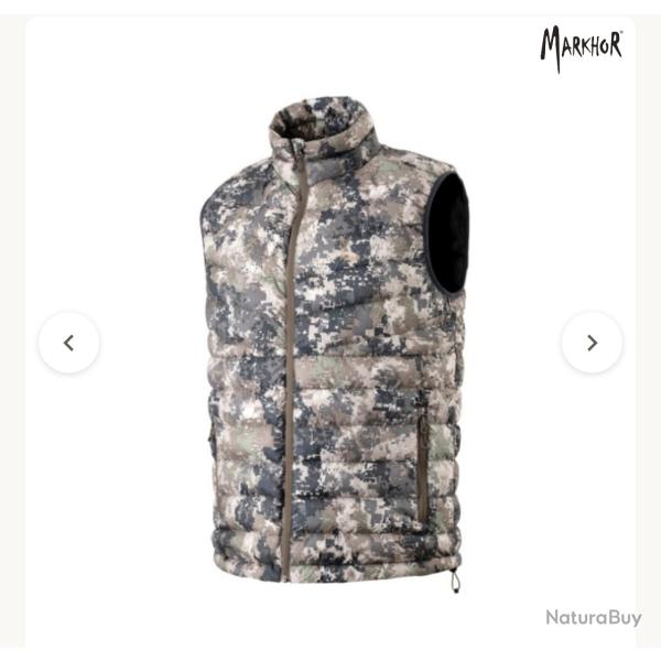 Gilet POLAR doudoune Markhor taille xxl