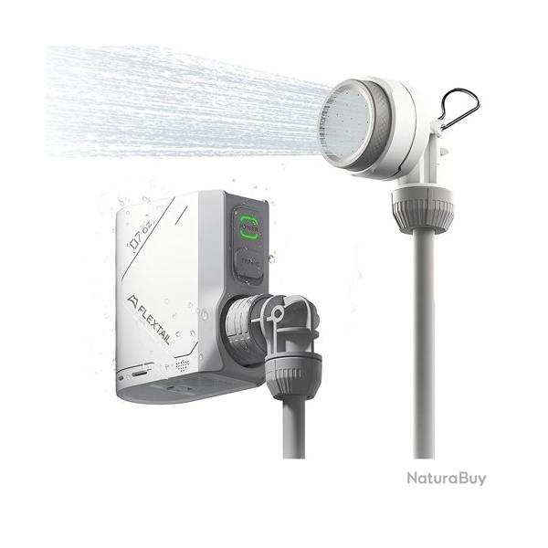 Olight FLEXTAIL Tiny Shower � mini douchette �lectrique portable pour le camping, rechargeable USB-C