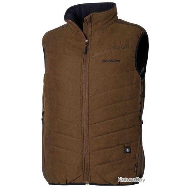 Gilet chauffant new Prestige marron SOMLYS-M