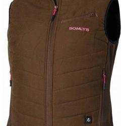 Gilet chauffant femme new Prestige marron SOMLYS-L