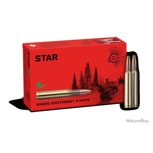 Munitions balles GECO cal.270 win star ogive sans plomb 130gr 8.4g par 20