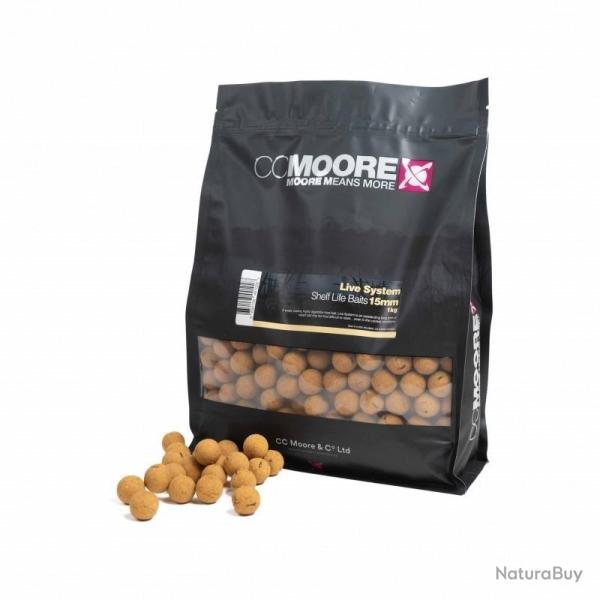 Bouillettes CC Moore Live System 15mm 1KG