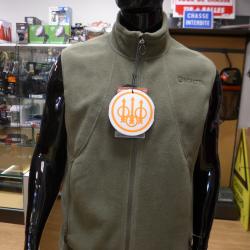 Veste BERETTA sans manches verte, neuve, d&eacute;stockage