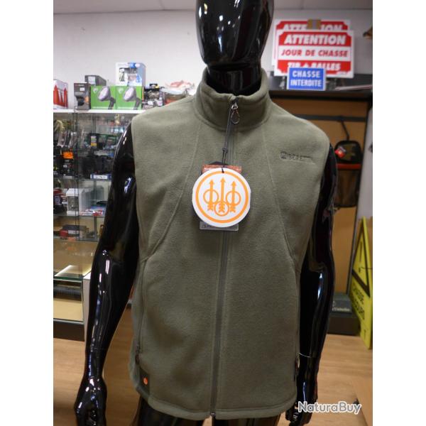 Veste BERETTA sans manches verte, neuve, d�stockage