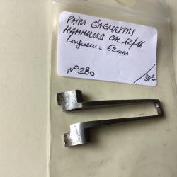 VENDU PAR LE-CUIRASSIER PAIRE DE G&Acirc;CHETTES POUR FUSILS HAMMERLESS CAL12/16