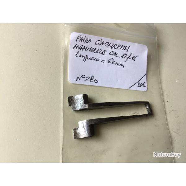 VENDU PAR LE-CUIRASSIER PAIRE DE G�CHETTES POUR FUSILS HAMMERLESS CAL12/16