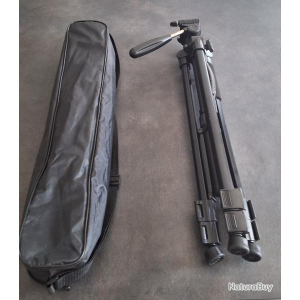 Tr�pied professionnel Rayrow m�tal pliable et ajustable 57cm / 160cm