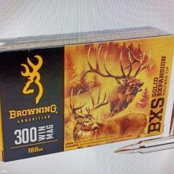 Browning BXS 300 win mag 180gr 20 munitions