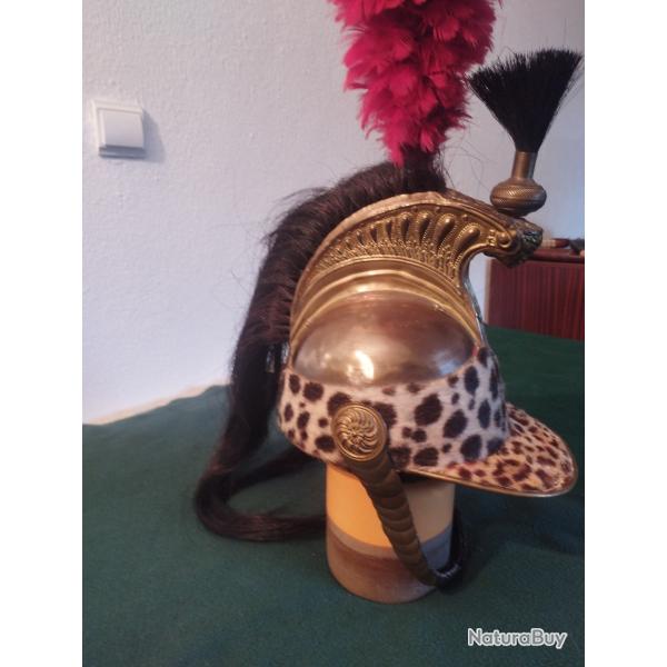 CASQUE D'OFFICIER  DE DRAGONS  DE LA LIGNE 1 ERE EMPIRE